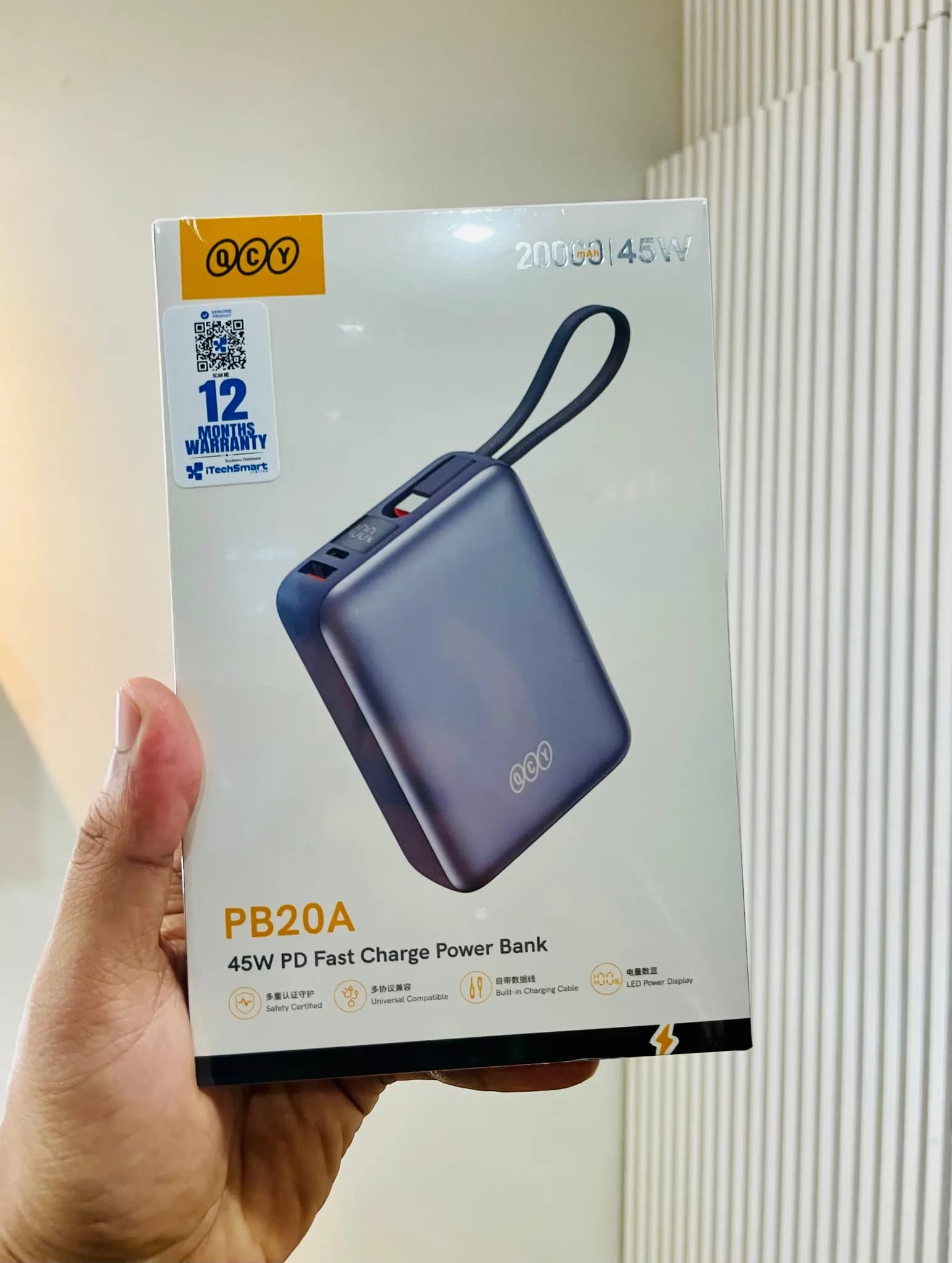 Qcy PB20A 45W PD 20000mah Fast Charging Powerbank - view 4