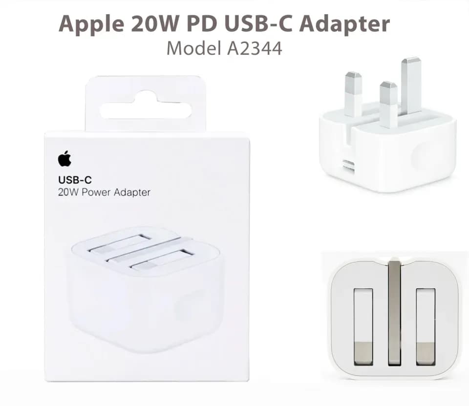 AppIe 20W USB C Power Adapter FOR iphone with Three pin - view 3
