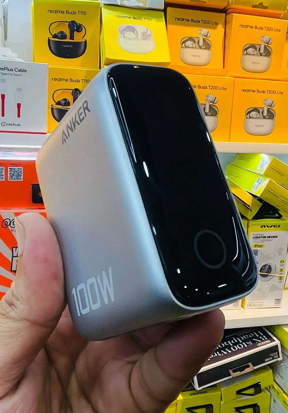 Anker Zolo 100W 3 Port Smart Digital Display with C-C 100W Cable Power Adapter - view 2