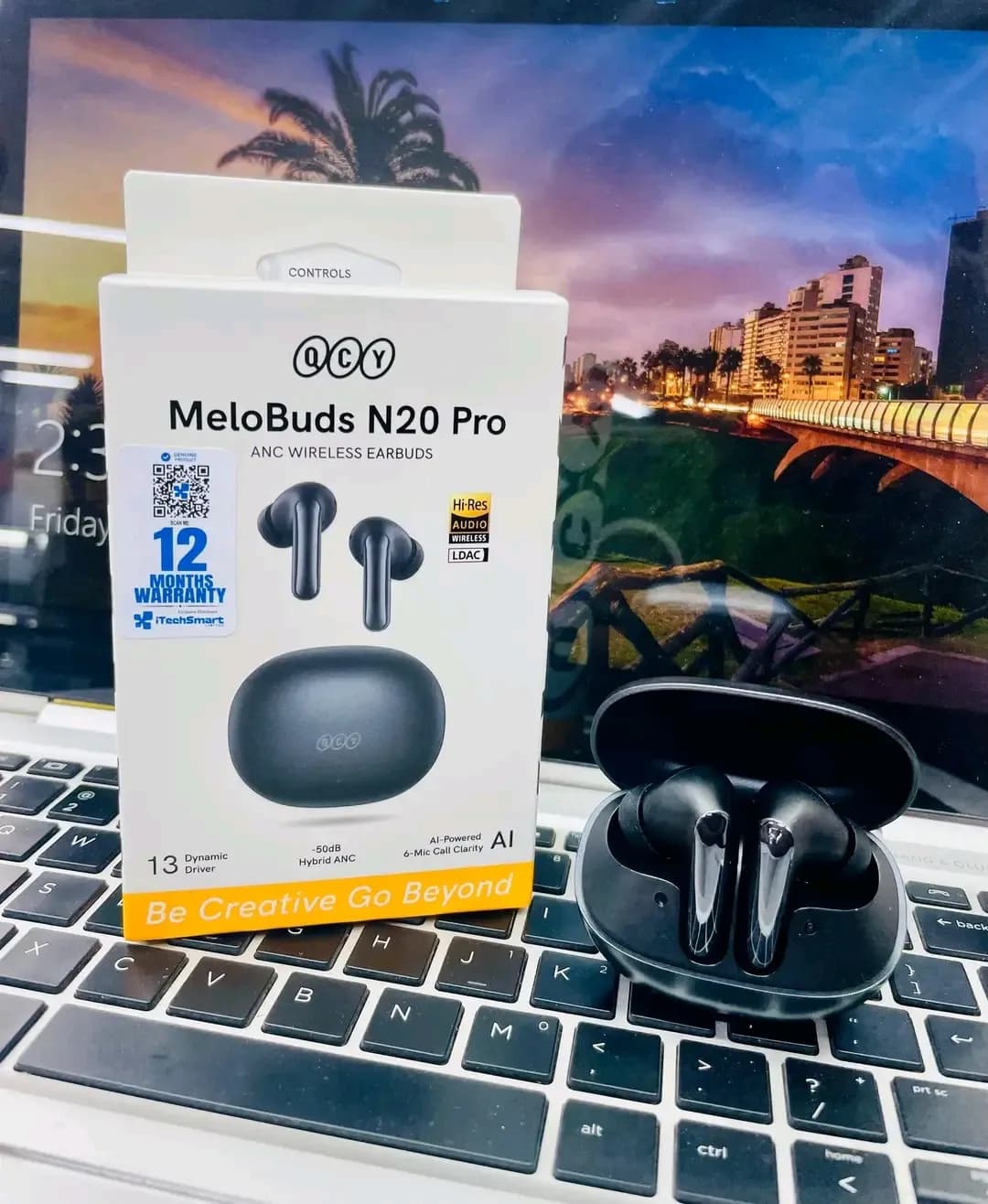 QCY Melobuds N20 Pro (-50dB Hybrid ANC + Hi-Res Audio & LDAC) TWS Earbuds - view 2